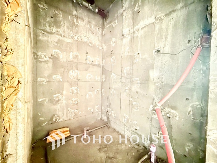 洗面 ◆洗面◆清潔感のある水回り。白で統一されたスタイリッシュな空間。毎日使う場所だから究極にシンプルにこだわりました。