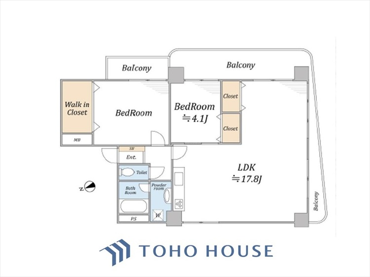間取り ◆居心地のいい暮らし◆には欠かせない眩い採光。ゆったりとした幅の窓からこの空間に降り注ぐ採光が絶えない。明るいリビングこそ居心地のいい暮らしが待っているのだと思う。