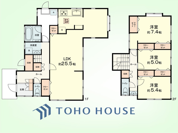 間取り 3LDK　土地面積206.87平米、建物面積117.99平米