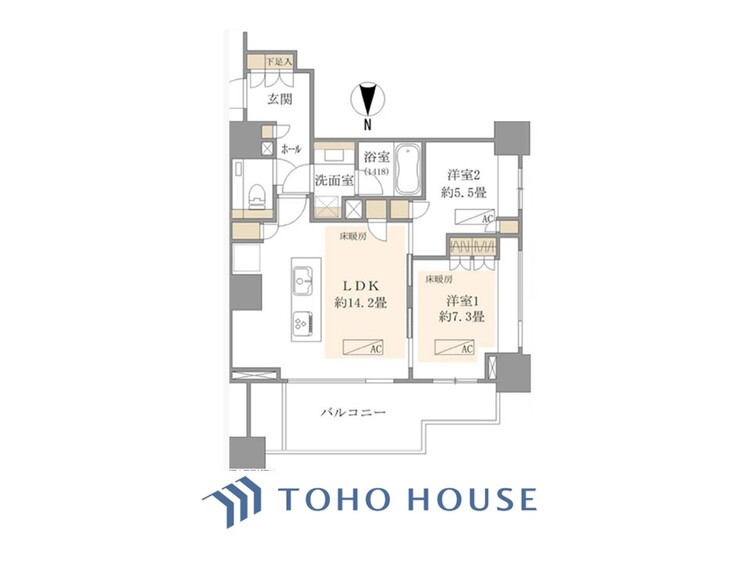 間取り 暮らし続けることで、住まいの意味を問いかける。団欒を育むスペースは通風・日当たり良好で、窓を開けるとすこやかな風が吹き抜けます。