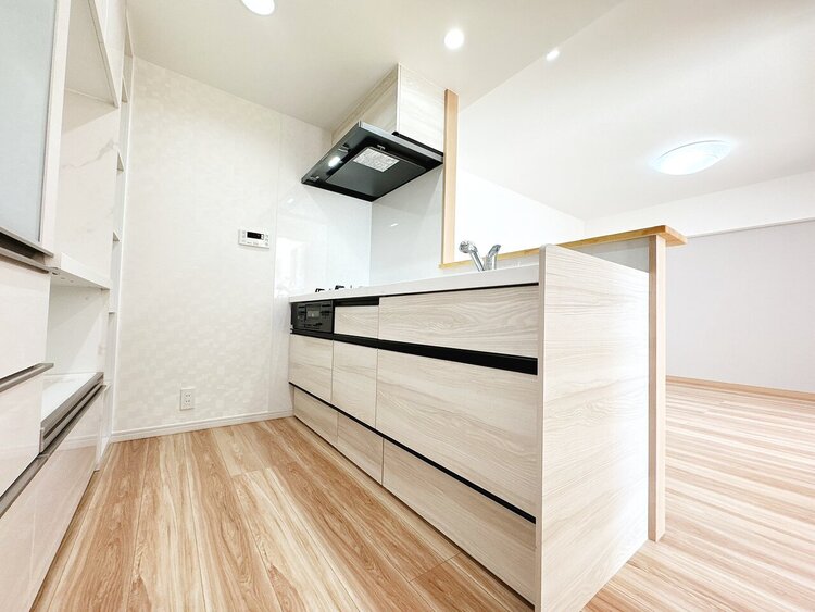 キッチン 洗練されたスタイリッシュなデザイン性と使いやすさを備えた仕様。