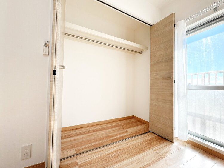 収納 居室にはクローゼットがあり、荷物もスッキリ収納して快適にお過ごしいただけます。