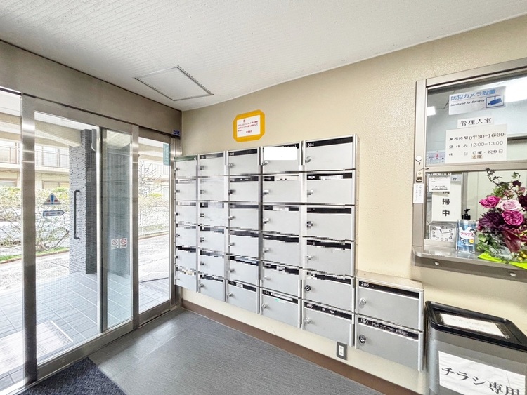 設備 郵便物を受け取るための郵便受けも、きちんと管理されています。