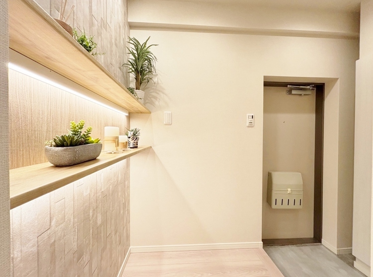 玄関 シューズボックスを完備した玄関です。