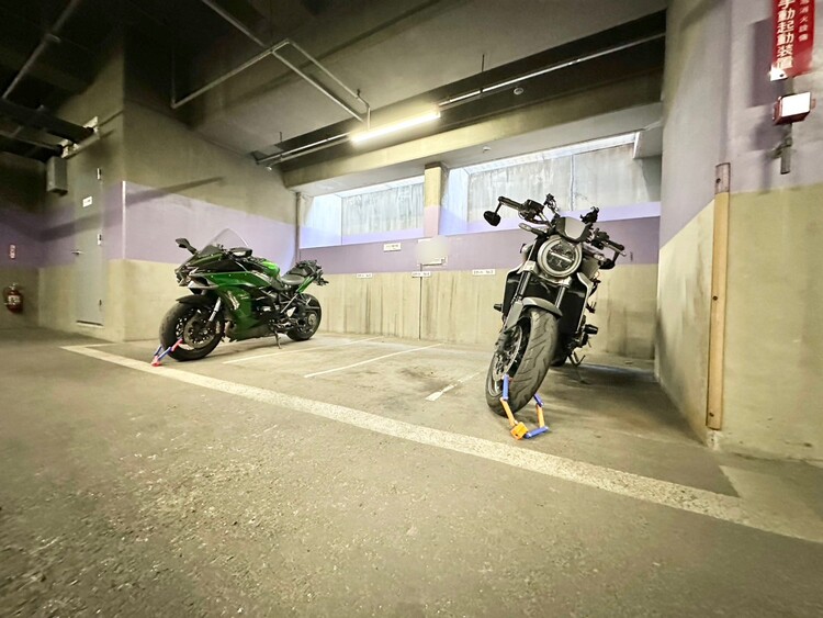 設備 バイク置き場も完備しております。空き状況は、お気軽にお問合せください。