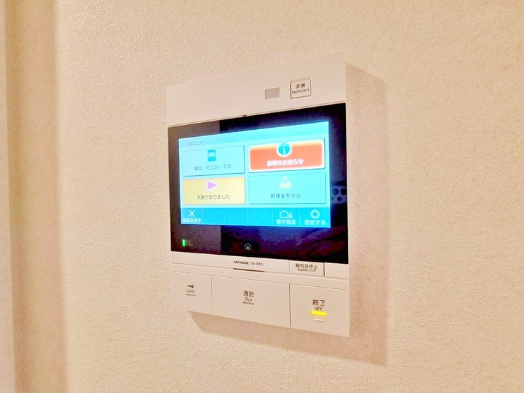 その他 誰が来てもわかる様にモニター付きインターホンを設置。