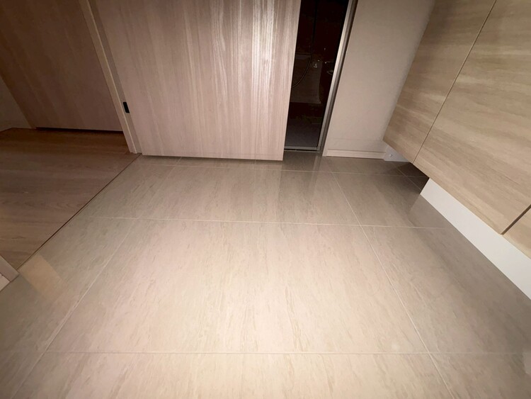 その他 十分な広さの脱衣所。