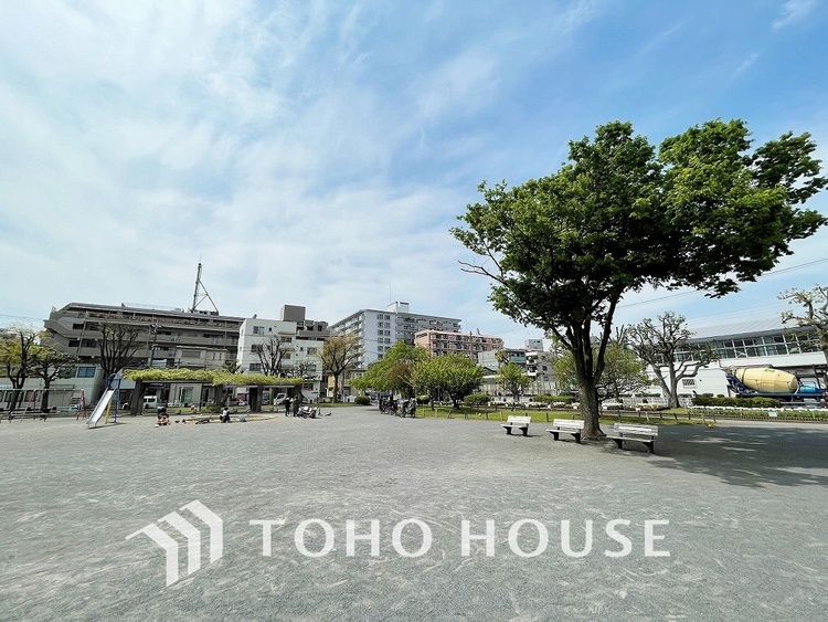 周辺 岡野公園　距離100ｍ