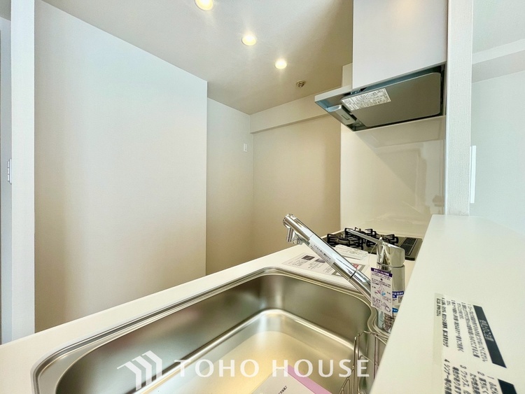 キッチン 【KITCHEN】◆家族のおはよう◆の声を笑顔で迎えてあげられるシステムキッチン。朝ごはんが楽しみでちょっと早起きしたくなるんです。