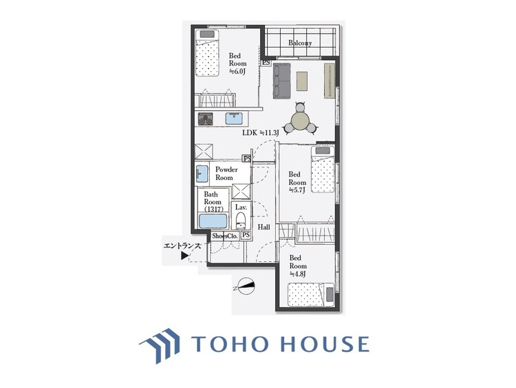 間取り 【間取図】