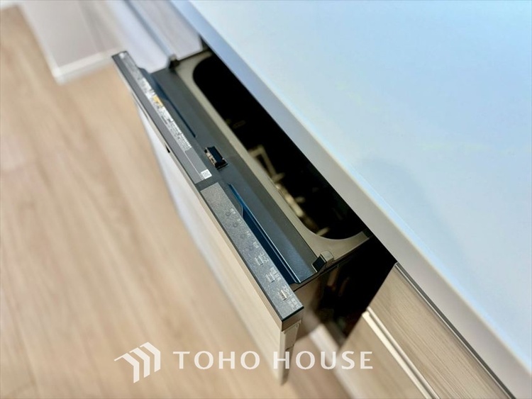 キッチン ◆Happy◆愛情たっぷりのお料理で家族にHappyを。食器洗浄機もあなたをサポートしてくれます。