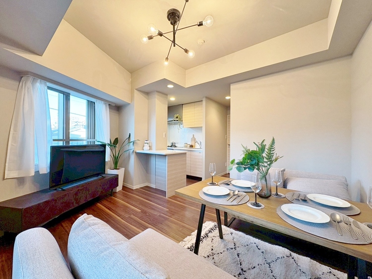 居間 「空間が織り成すひとつ先の住み心地」を演出します。