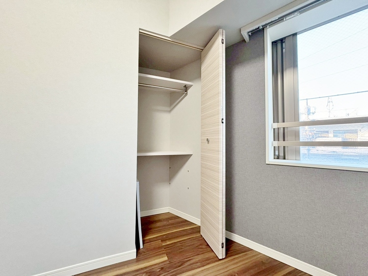 収納 居室にはクローゼットがあり、荷物もスッキリ収納して快適にお過ごしいただけます。