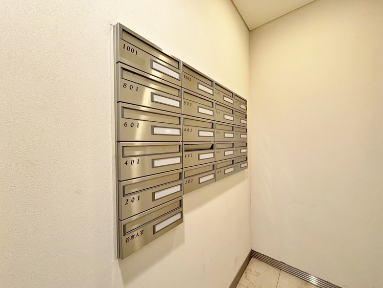 その他 郵便物を受け取るための郵便受けも、きちんと管理されています。