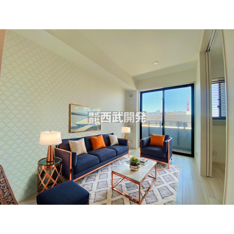 居間 配置してある家具や小物はCGによるイメージです