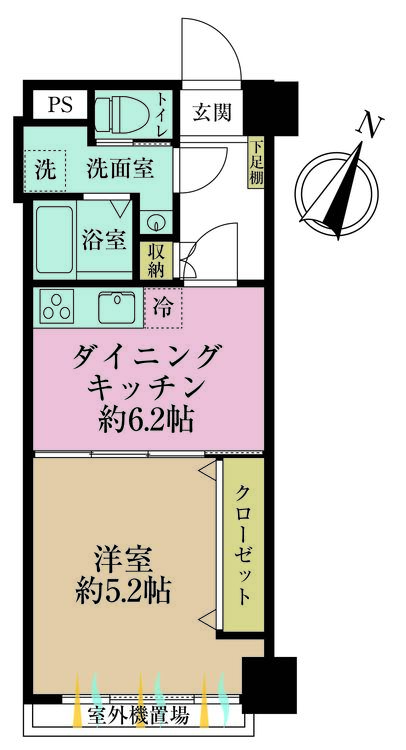 その他 1DK、専有面積32.76m2
