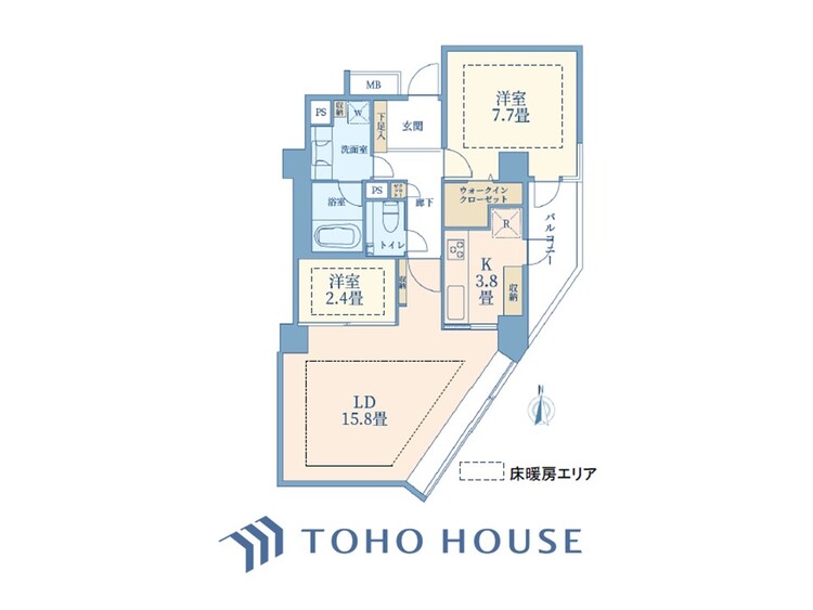 間取り 暮らし続けることで、住まいの意味を問いかける。団欒を育むスペースは通風・日当たり良好で、窓を開けるとすこやかな風が吹き抜けます。