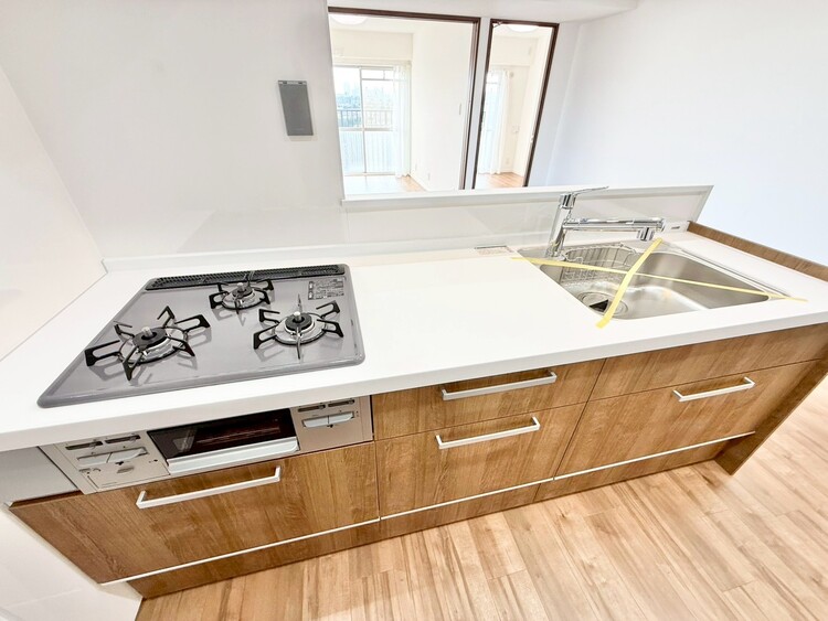 キッチン 使いやすくスタイリッシュなキッチン空間になっております。