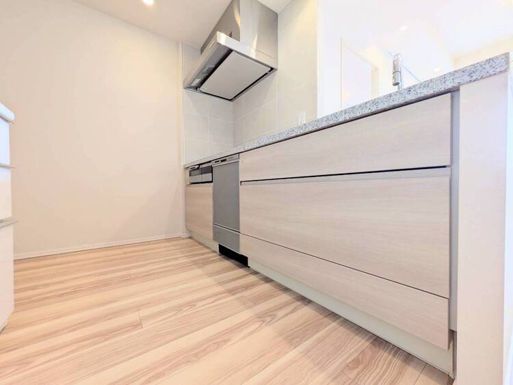 キッチン 開放感のあるキッチンスペース。調理をしながら、会話も弾みそうですね。