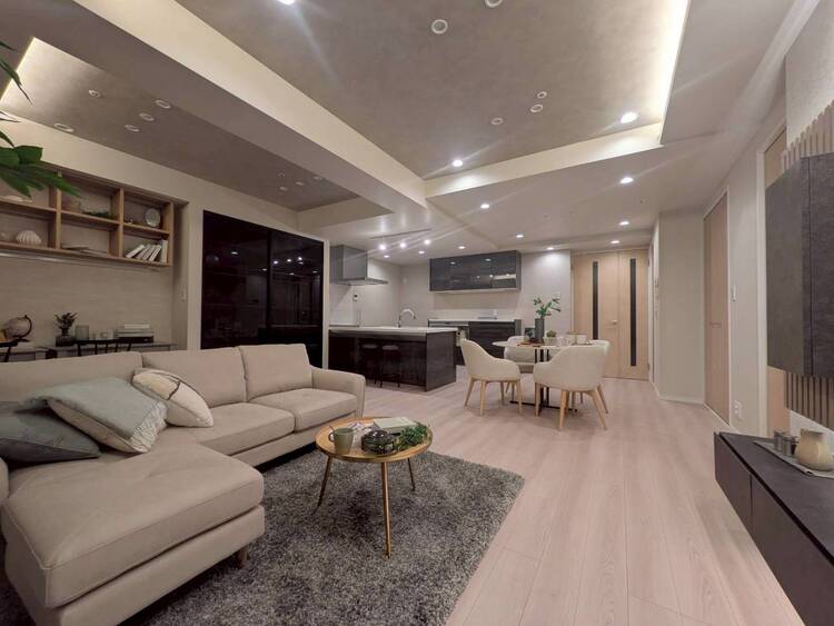 居間 「空間が織り成すひとつ先の住み心地」を演出します。