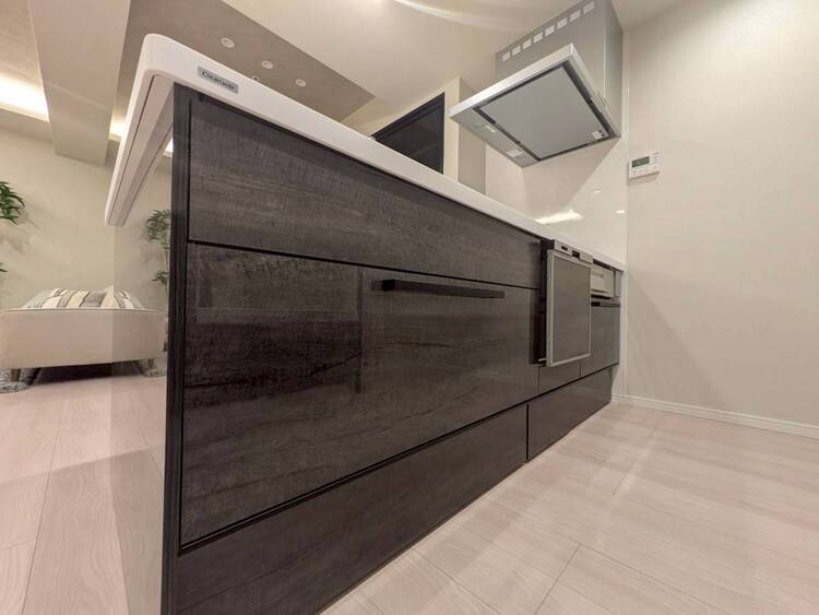 キッチン 開放感のあるキッチンスペース。調理をしながら、会話も弾みそうですね。