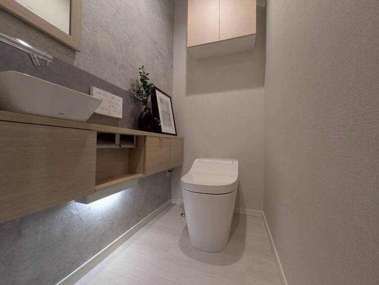 トイレ 清潔感の高いお手洗い。