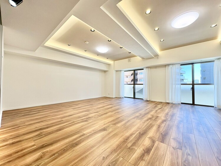 居間 豊かな居住性と、安心感を満たすクオリティが見事に調和した住空間。