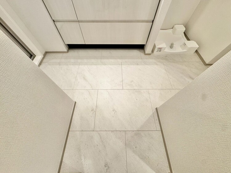 その他 十分な広さの脱衣所。