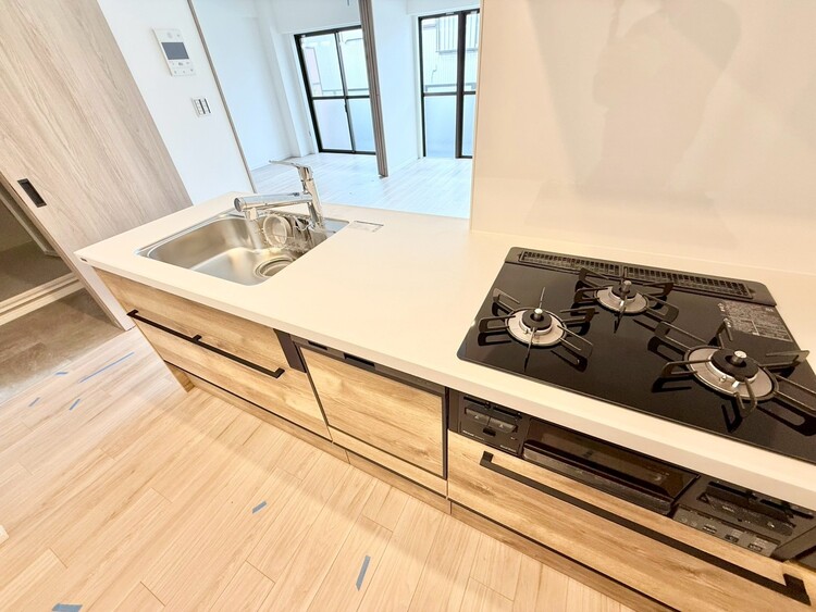 キッチン 使いやすくスタイリッシュなキッチン空間になっております。