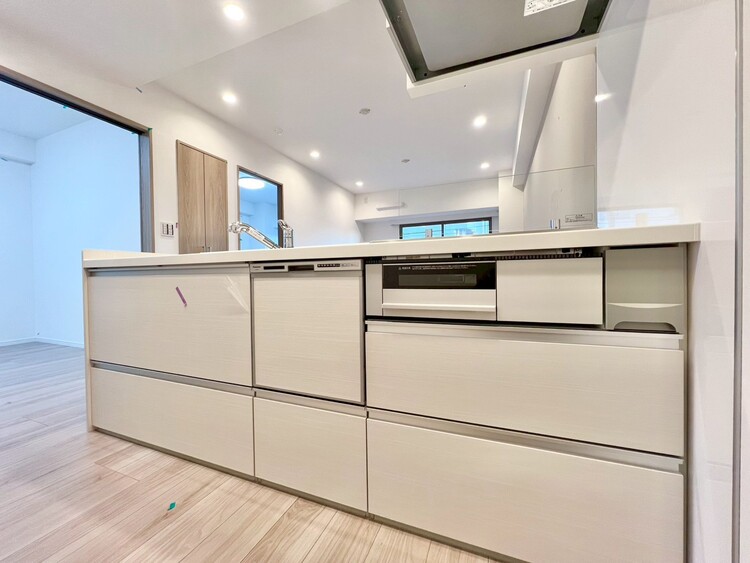 キッチン 開放感のあるキッチンスペース。調理をしながら、会話も弾みそうですね。