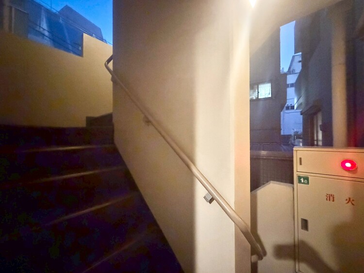 その他 共用部の階段です。明るく清潔に管理されています。