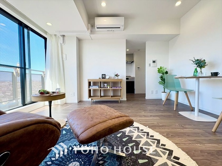 内装 【LIVING】◆simple is best◆無駄のない綺麗なつくりのリビングルームであなただけの暮らしを。