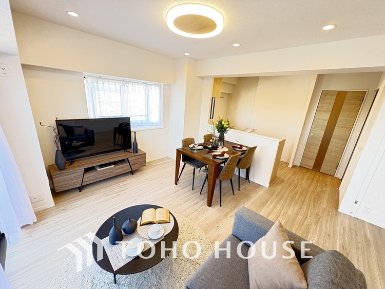 内装 ゆったりとくつろげる上質なリビングダイニング