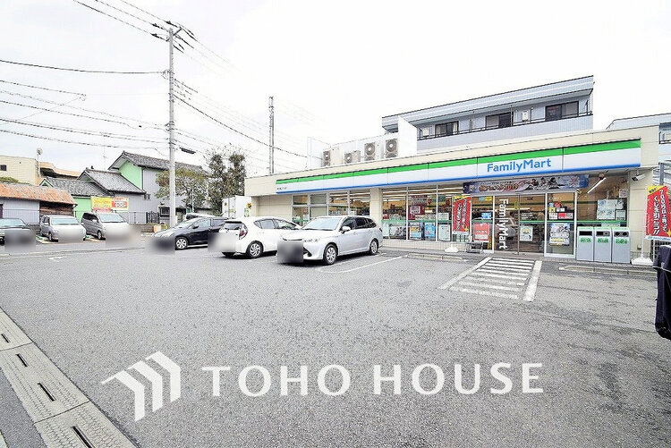 周辺 ファミリーマート 南加瀬三丁目店　距離500ｍ