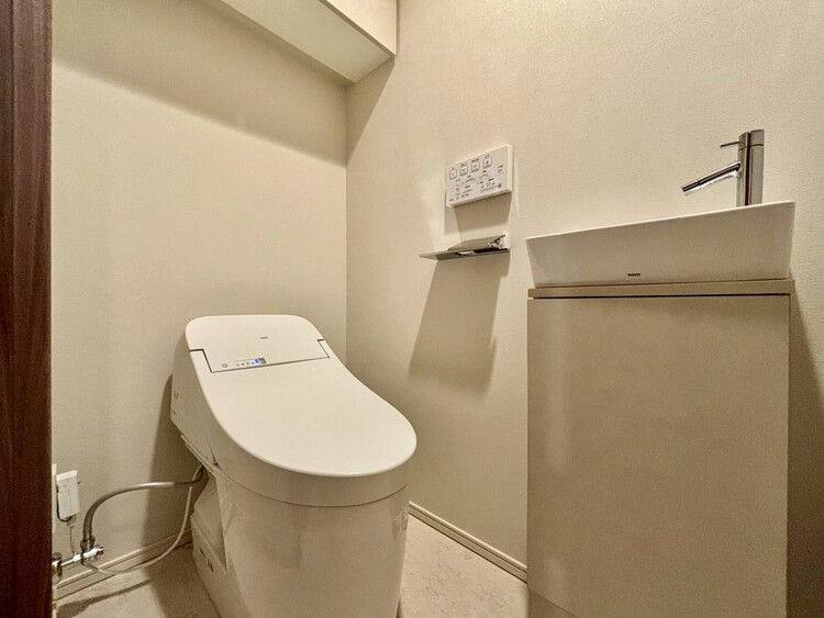 トイレ 清潔感の高いお手洗い。