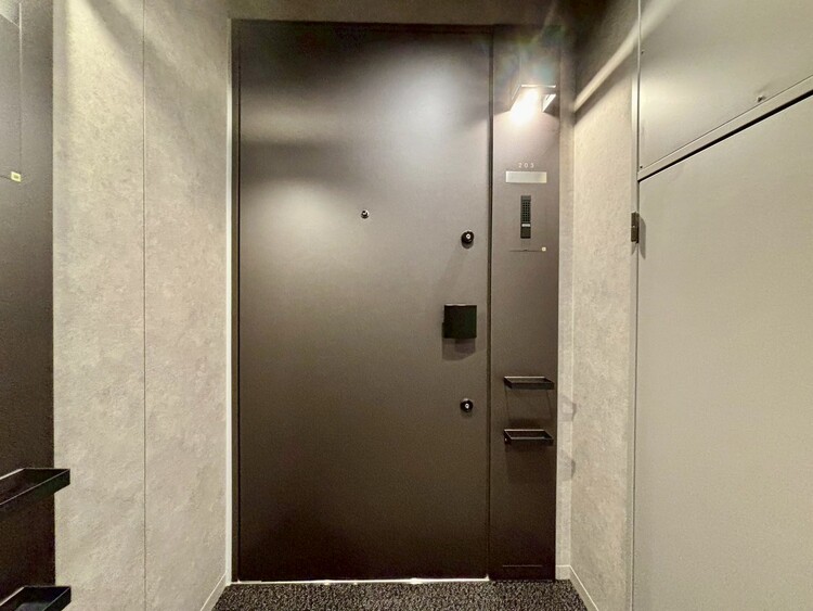 玄関 清潔感のある落ち着いた雰囲気の玄関です。