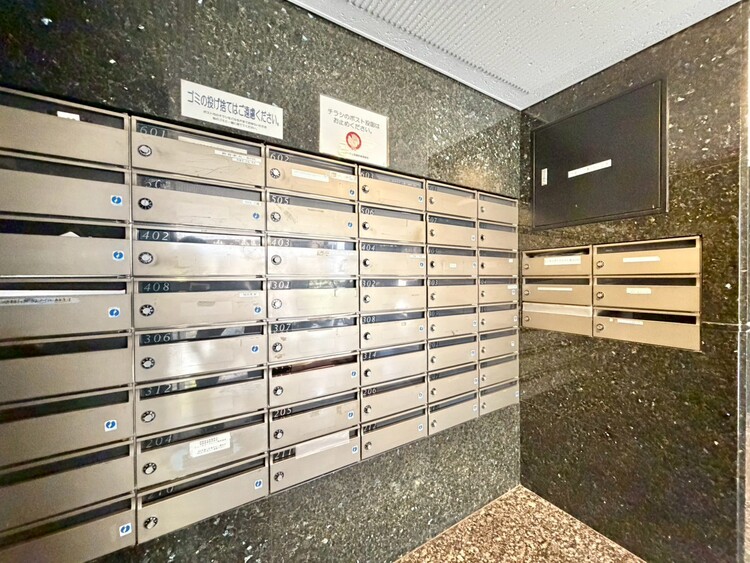 設備 郵便受けも、きちんと管理されています。