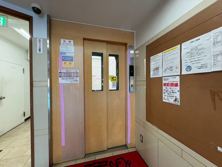 設備 エレベーター完備のため荷物が多くなっても安心。