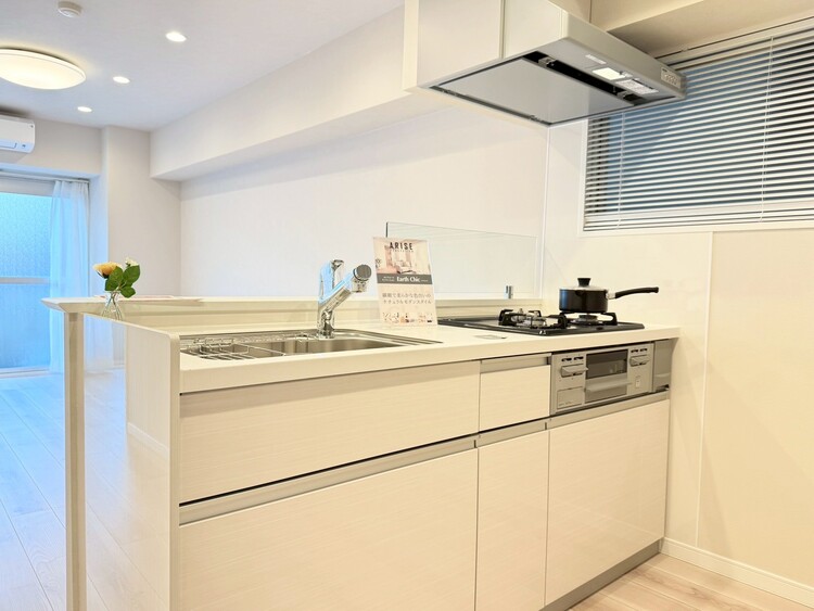 キッチン 使いやすくスタイリッシュなキッチン空間になっております。