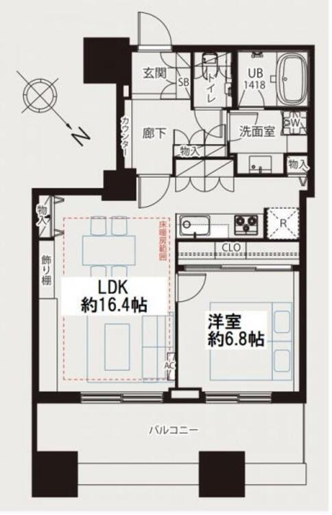 間取り １ＬＤＫ