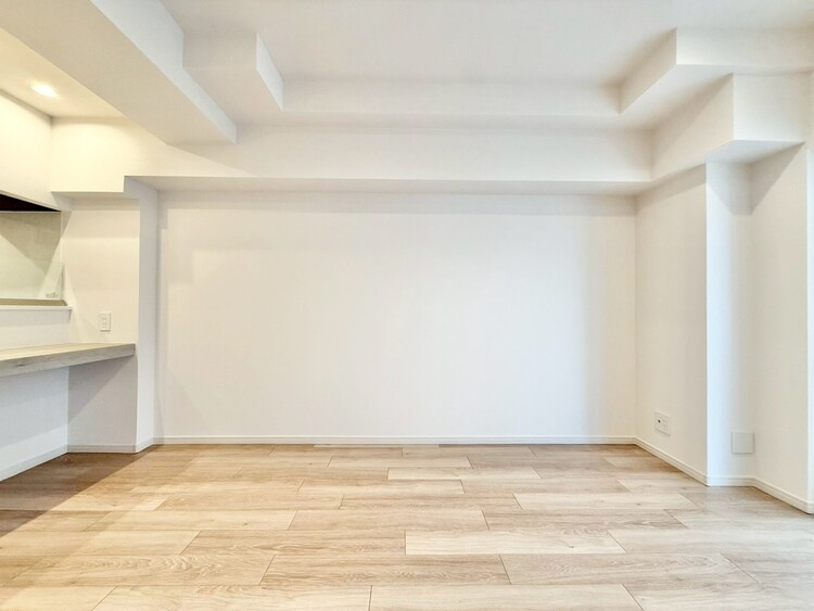 居間 シンプルな内装と偏り過ぎないデザインで統一しました。