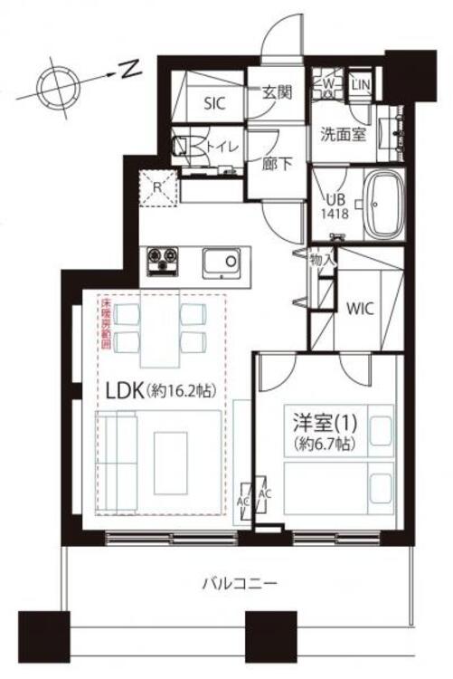 間取り １ＬＤＫ