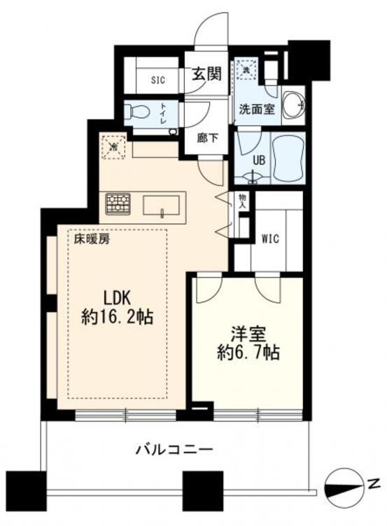 間取り １ＬＤＫ