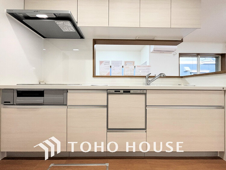 キッチン シンプルな部屋の雰囲気に溶け合うナチュラルキッチン