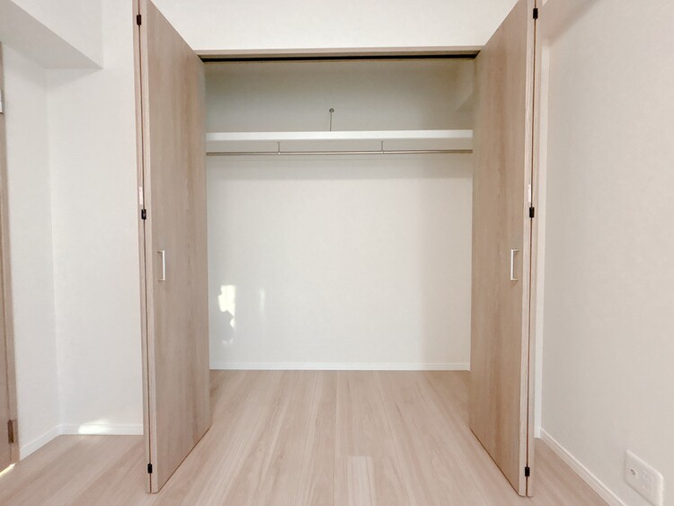 収納 居室にはクローゼットがあり、荷物もスッキリ収納して快適にお過ごしいただけます。
