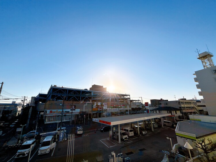 バルコニー 頬をなでる、優しい風を感じることが出来ます。