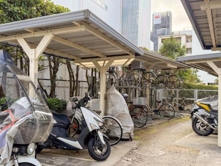 その他 敷地内に設けられた駐輪スペース。