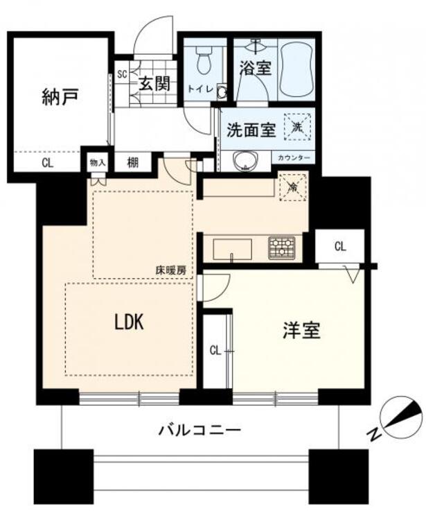 間取り １ＳＬＤＫ