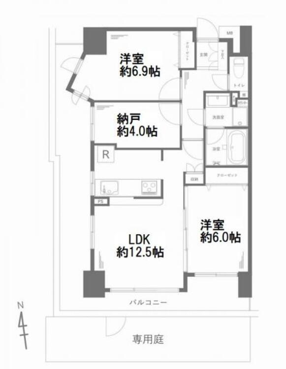 間取り ２ＳＬＤＫ