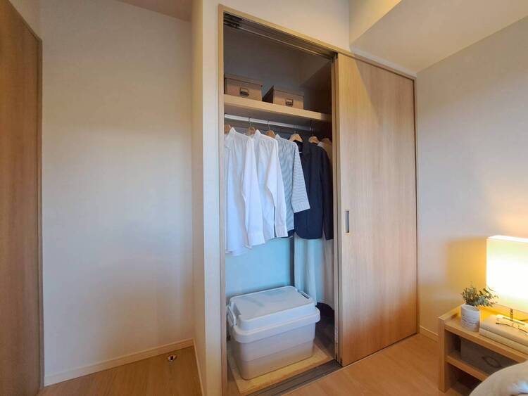 その他 収納スペースが付いていて、お部屋を広く使っていただけます。